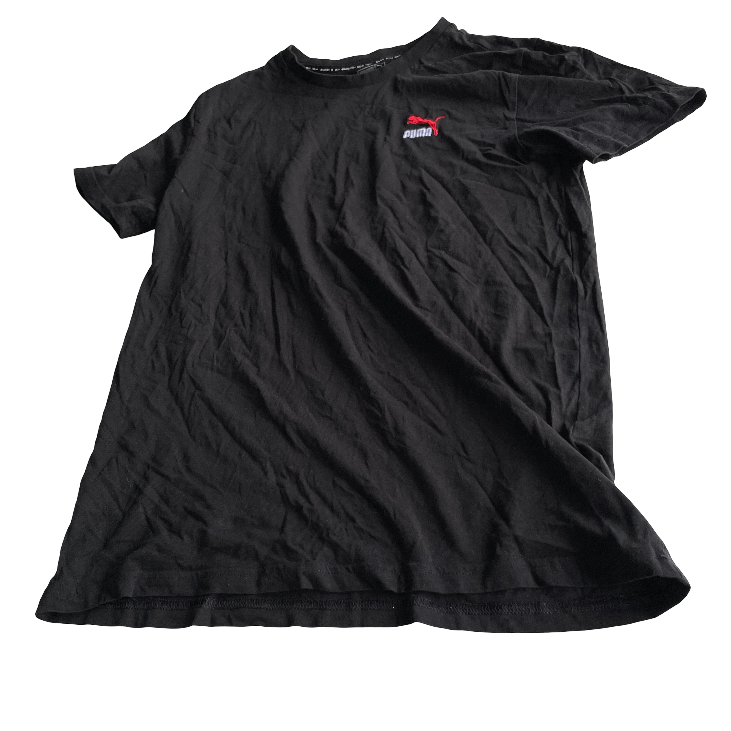 Black Puma V-Neck T-Shirt