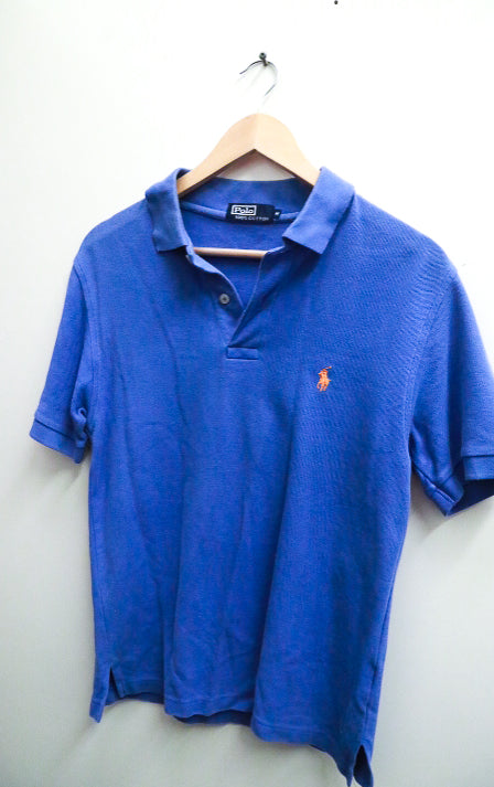 Vintage Polo ralph lauren blue medium polo shirt