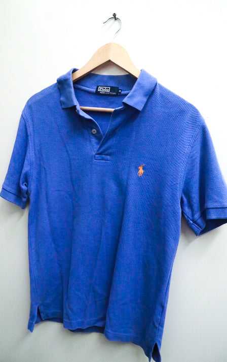 Vintage Polo ralph lauren blue medium polo shirt