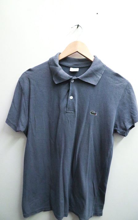 Vintage lacoste grey mens medium polo shirts