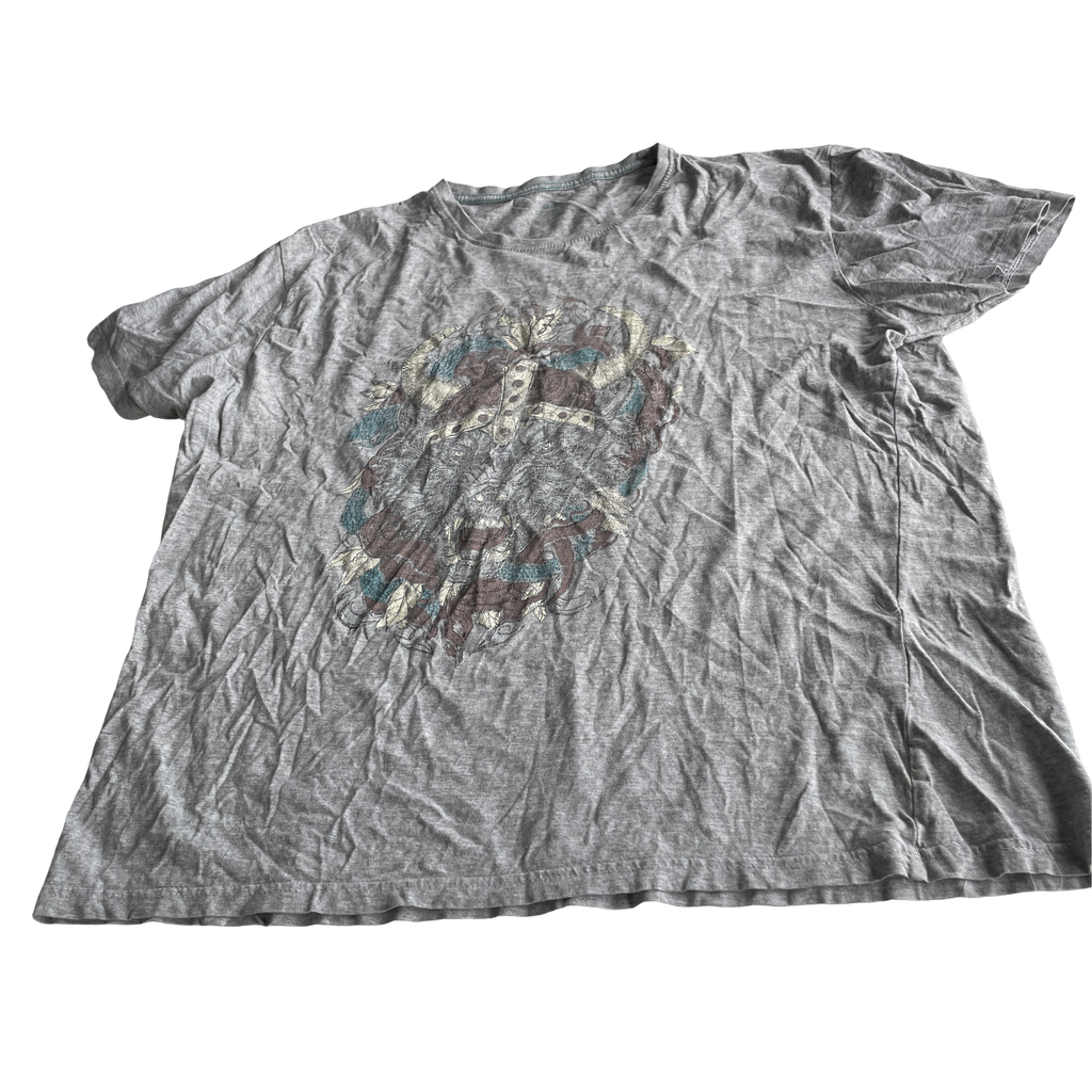 PRINT T-SHIRT Vintage T-shirt size Large  L27 W 23 in size L SKU 5261