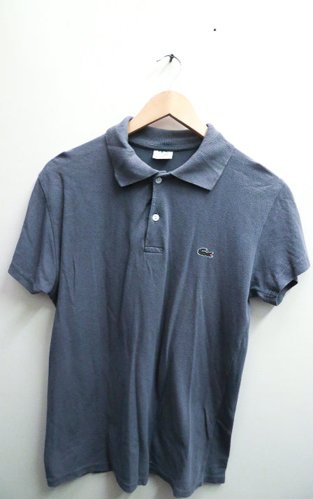 Vintage lacoste grey mens medium polo shirts