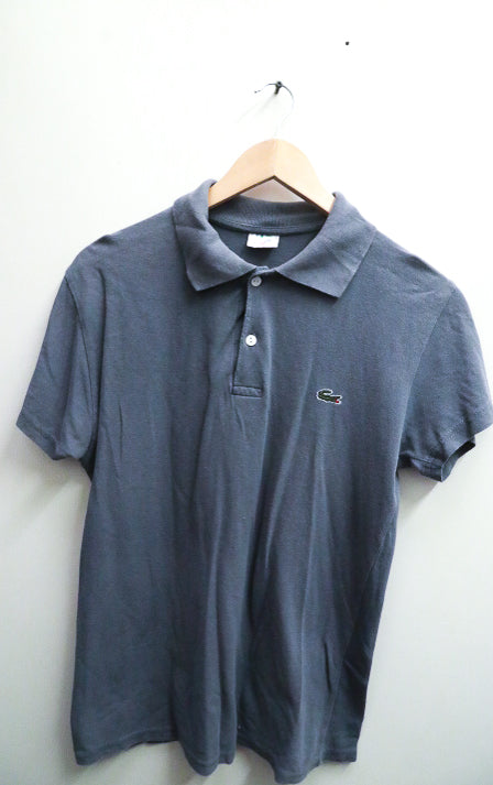 Vintage lacoste grey mens medium polo shirts