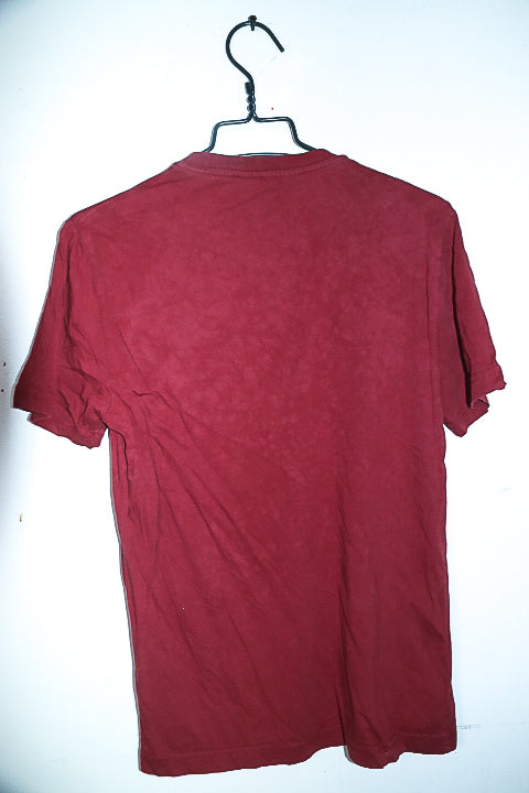 Vintage men maroon red penguin original plain short sleeve tees in S|L22 W17|SKU 6558