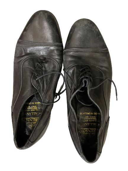 Rubynee Vintage y2k Grenson made in england leather lace up black shoe size 7