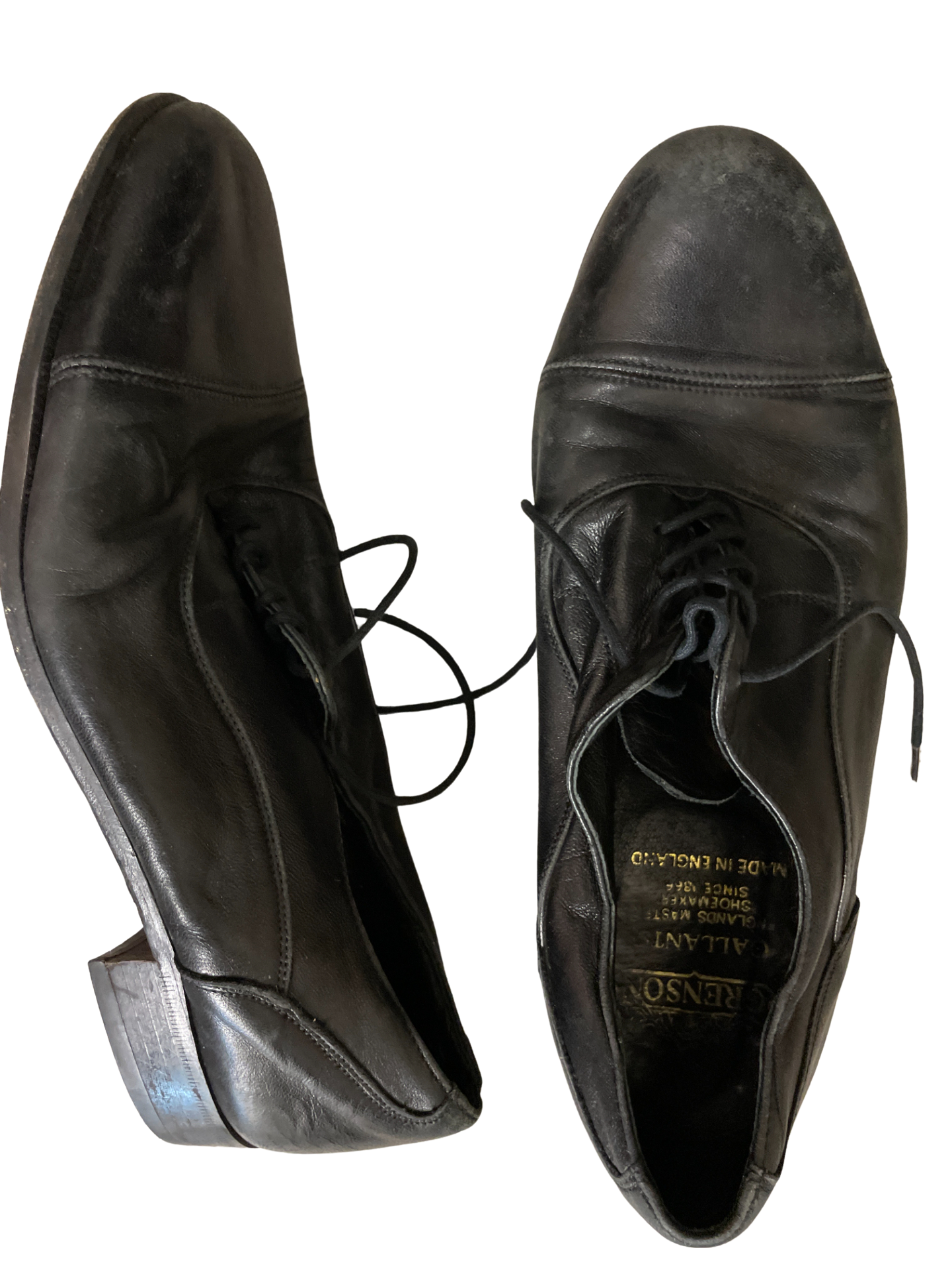Rubynee Vintage y2k Grenson made in england leather lace up black shoe size 7