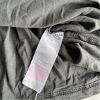 Alphar one retro-rocker-graphic-print-t-shirt-charcoal-grey black t shirt in size XXL L 30 W 22