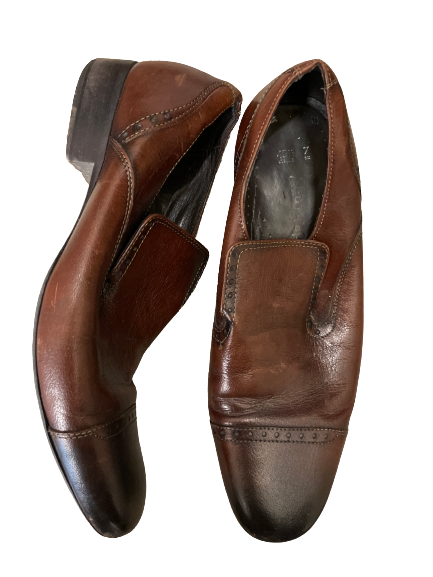 Rubynee Vintage y2k mark & spencer brown leather shoe size 7