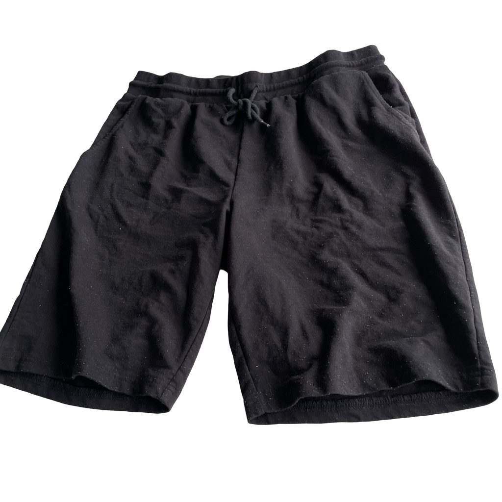 Alphar one Streetwear Mens Size XL Faded Blank Sweatpants Shorts Black USA, Vintage Blank Shorts,  Mens Summer Shorts W 32 L  11 SKU 5264