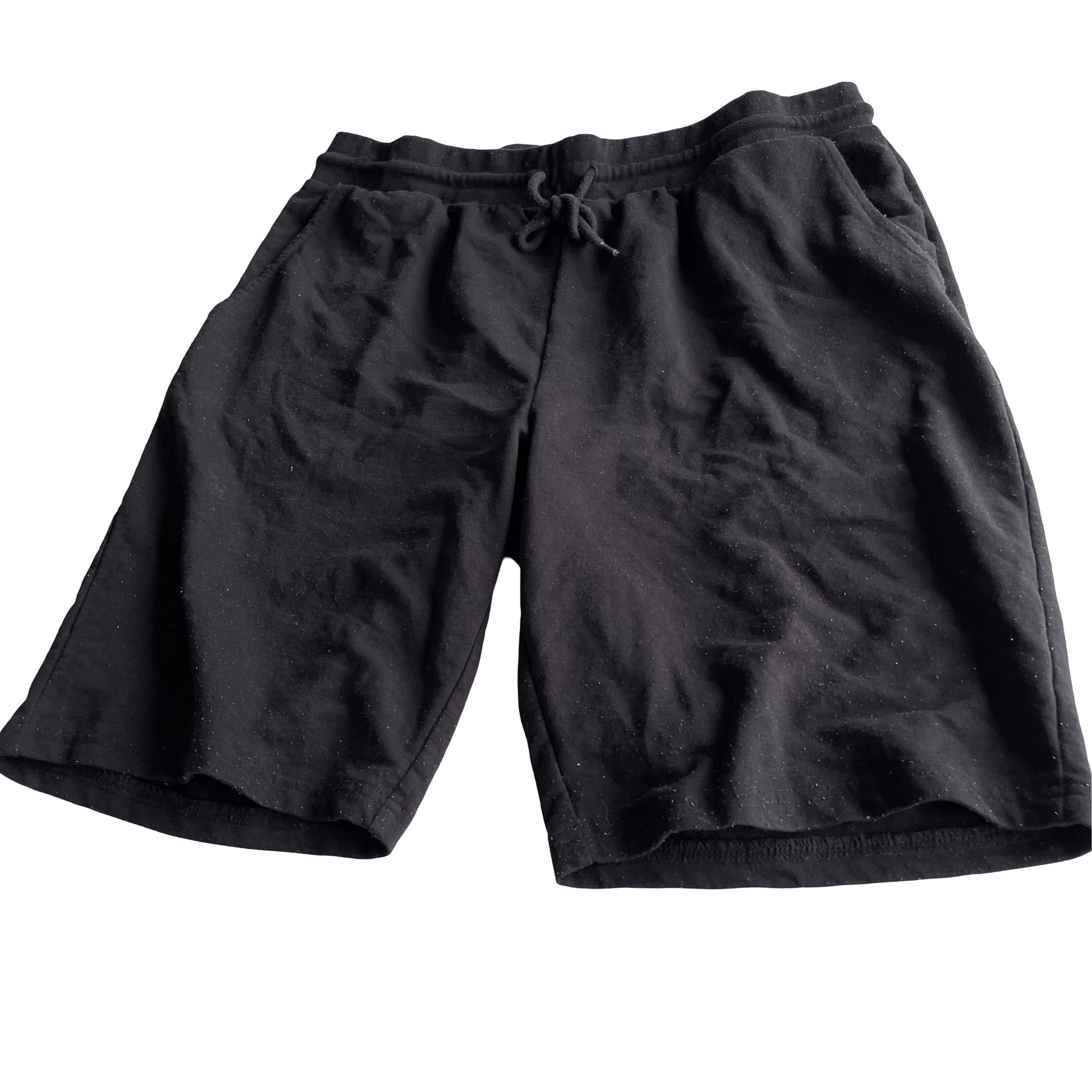 Alphar one Streetwear Mens Size XL Faded Blank Sweatpants Shorts Black USA, Vintage Blank Shorts,  Mens Summer Shorts W 32 L  11 SKU 5264