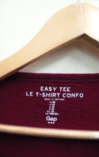 Vintag GAP wine round neck long sleeve tee
