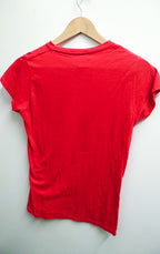 vintage red flash icon graphics small tees