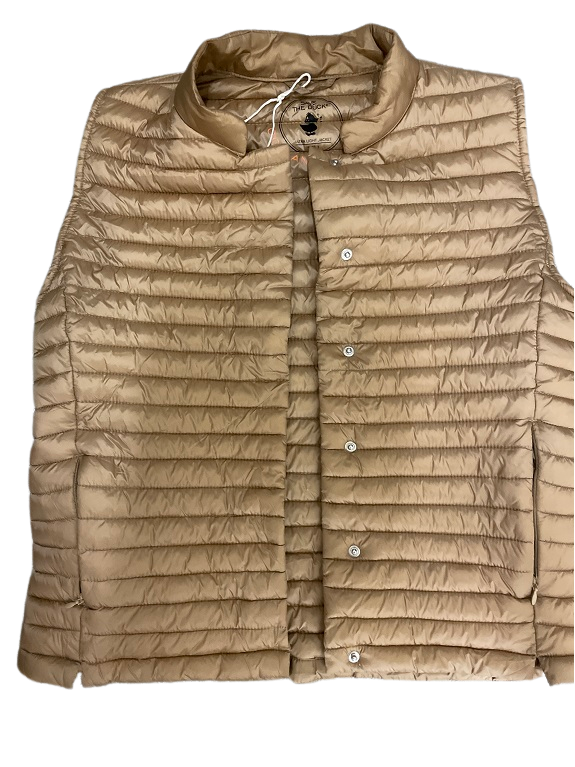 Rubynee Vintage y2k SAVE THE DUCK sleeveless brown quilted puffer jacket