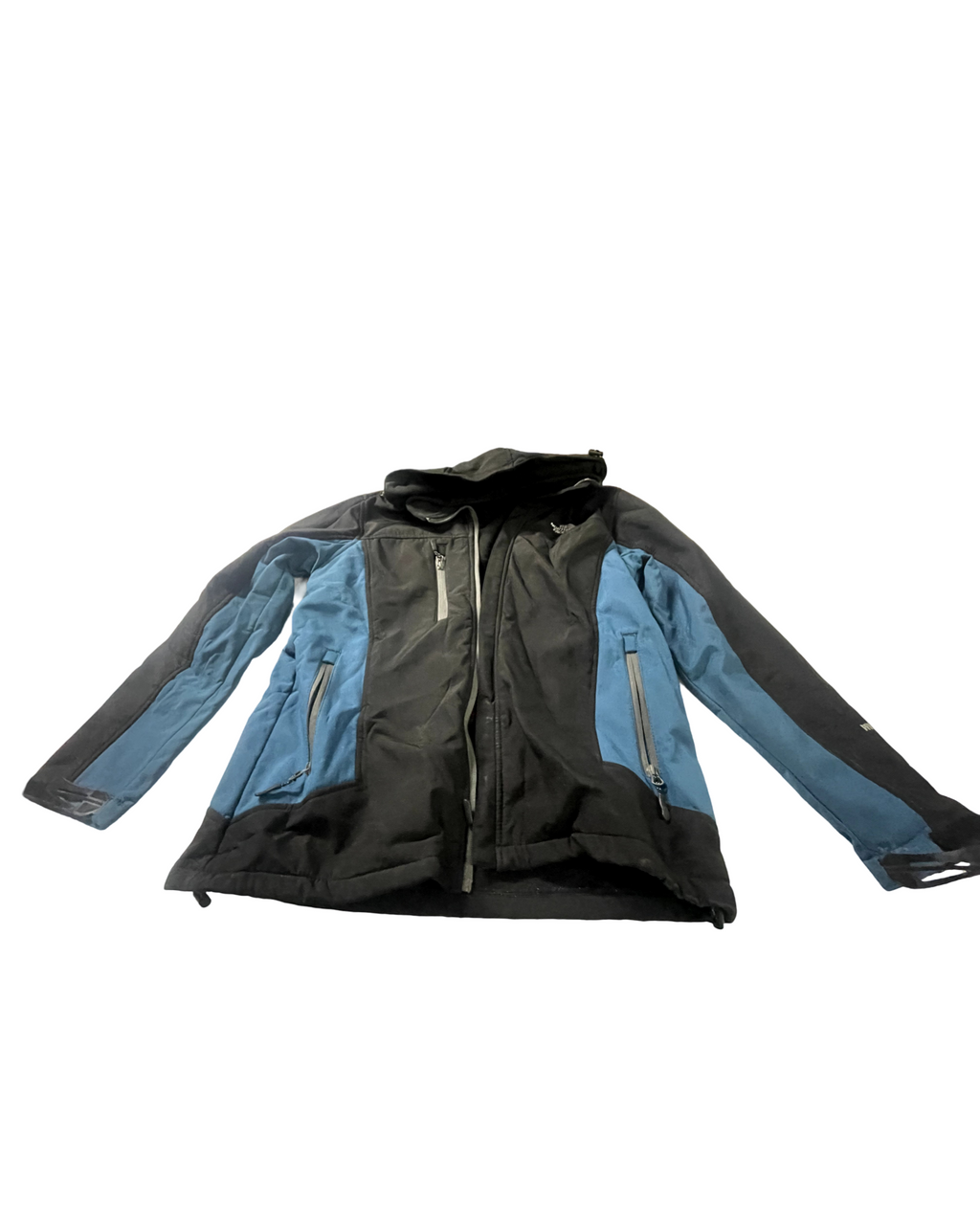 "New The North Face Women's Blue Insulated Hooded Windbreaker Jacket XXL (Recommended Size XL) - SKU 4153