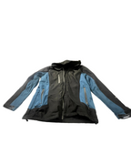 "New The North Face Women's Blue Insulated Hooded Windbreaker Jacket XXL (Recommended Size XL) - SKU 4153