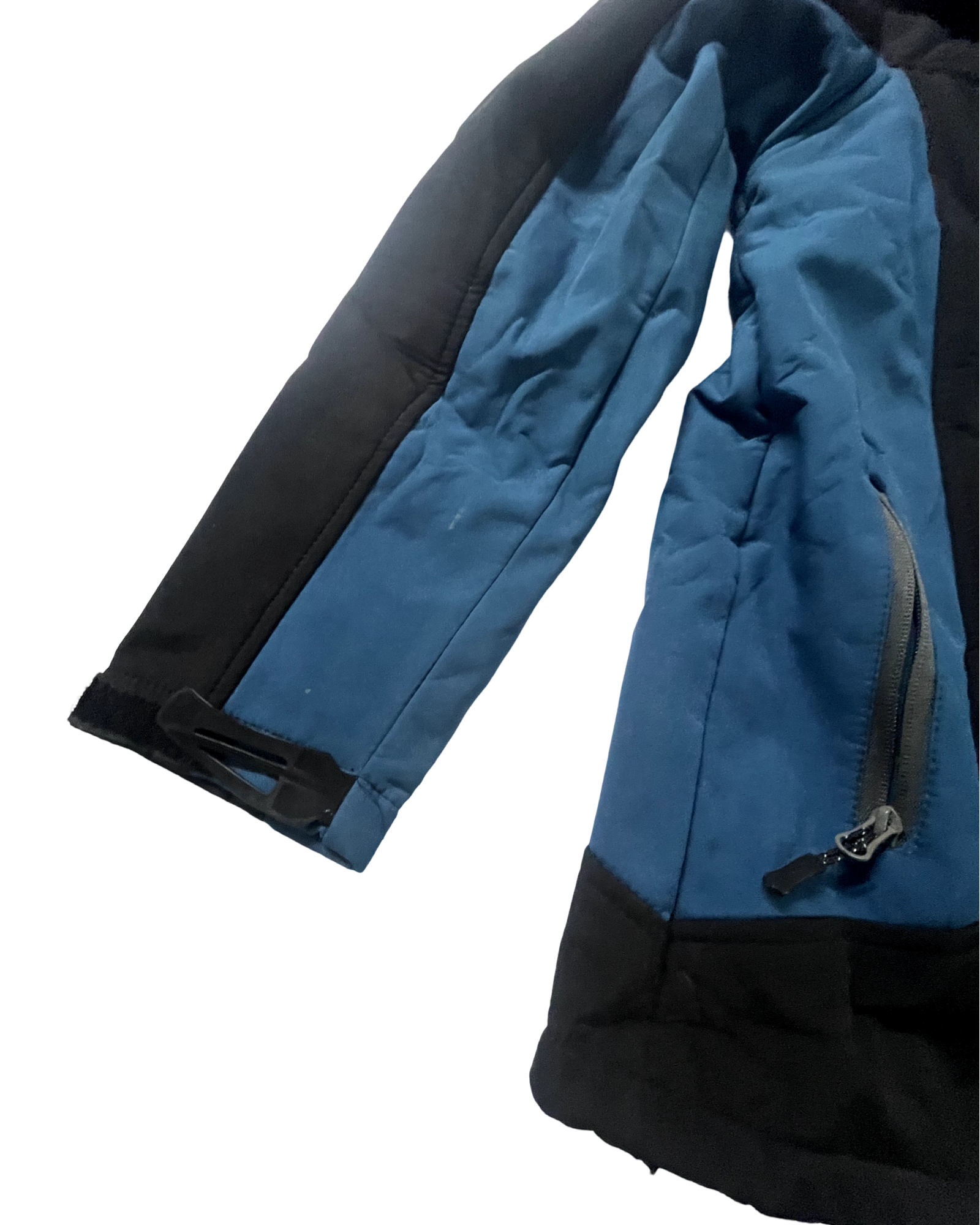 The North Face  Women's Blue insulated HOODED WINDBREAKER Jacket SKU 4153