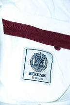 Vintage kid 12-13YRS white Nickelson graphics 90's tees in S|L25 W18|SKU 6562