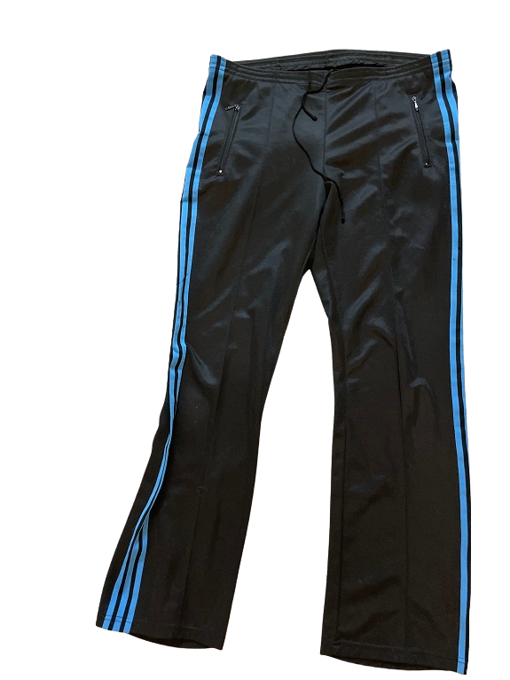 Rubynee Vintage y2k blue Side-Stripe Wide-Leg black Athletic Pants