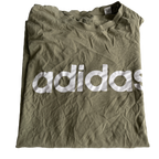 ADIDAS MENS GRAPHIC T-SHIRT TOP MEDIUM KHAKI COTTON adidas Essentials Crew Neck T-Shirts for Men XL. L 29 W 23 SKU 5265