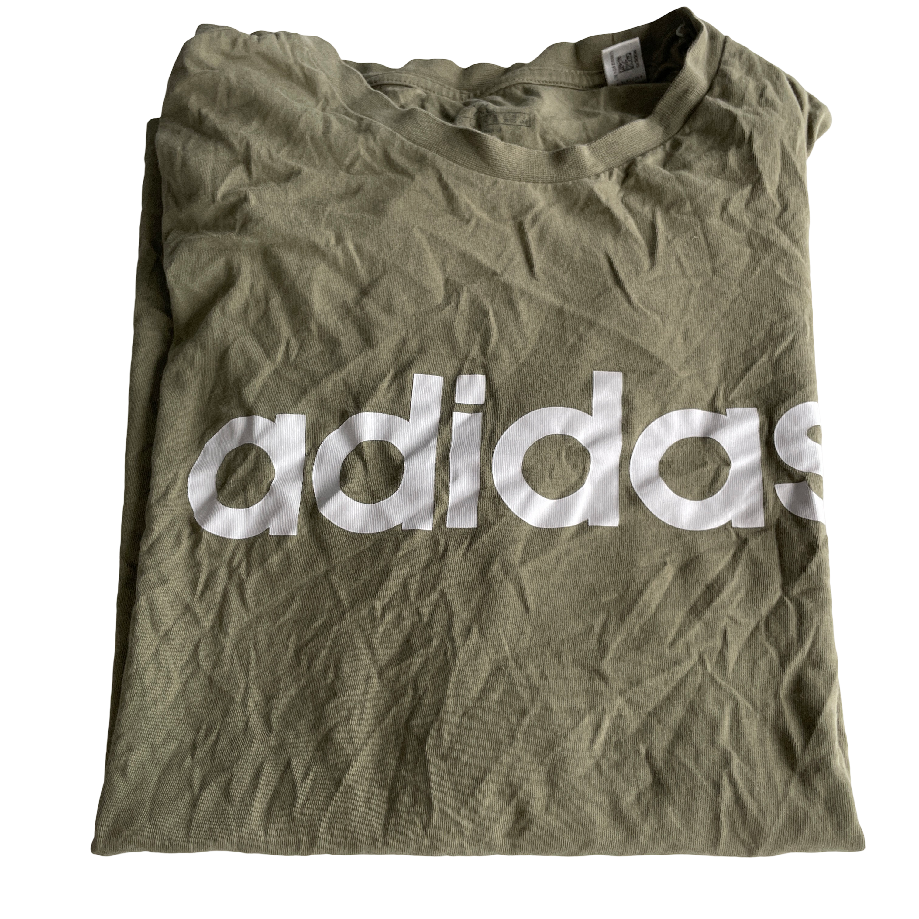 ADIDAS MENS GRAPHIC T-SHIRT TOP MEDIUM KHAKI COTTON adidas Essentials Crew Neck T-Shirts for Men XL. L 29 W 23 SKU 5265