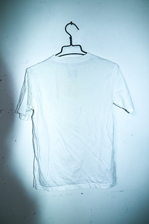 Vintage kid 12-13YRS white Nickelson graphics 90's tees in S|L25 W18|SKU 6562