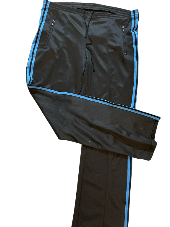 Rubynee Vintage y2k blue Side-Stripe Wide-Leg black Athletic Pants