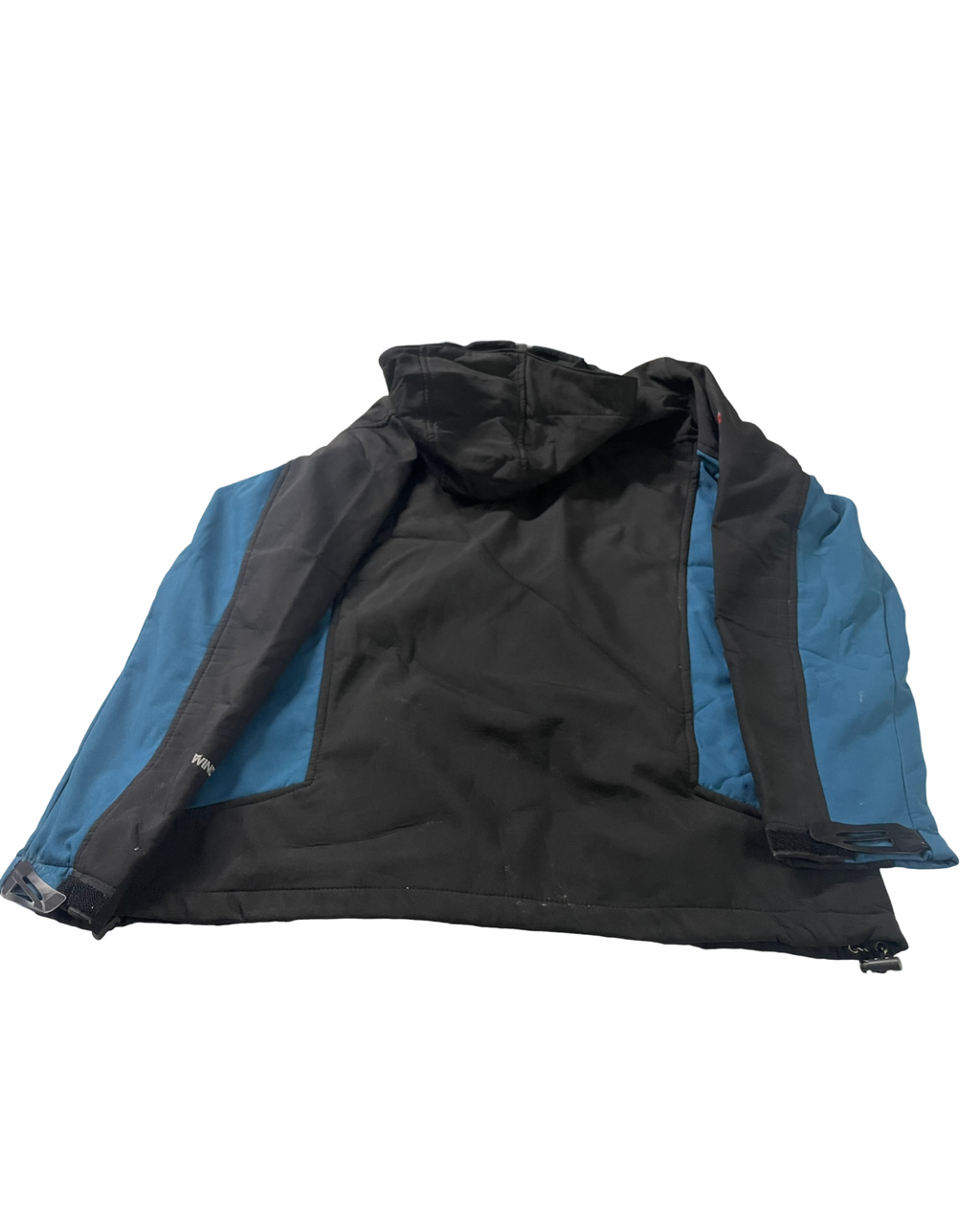 The North Face  Women's Blue insulated HOODED WINDBREAKER Jacket SKU 4153