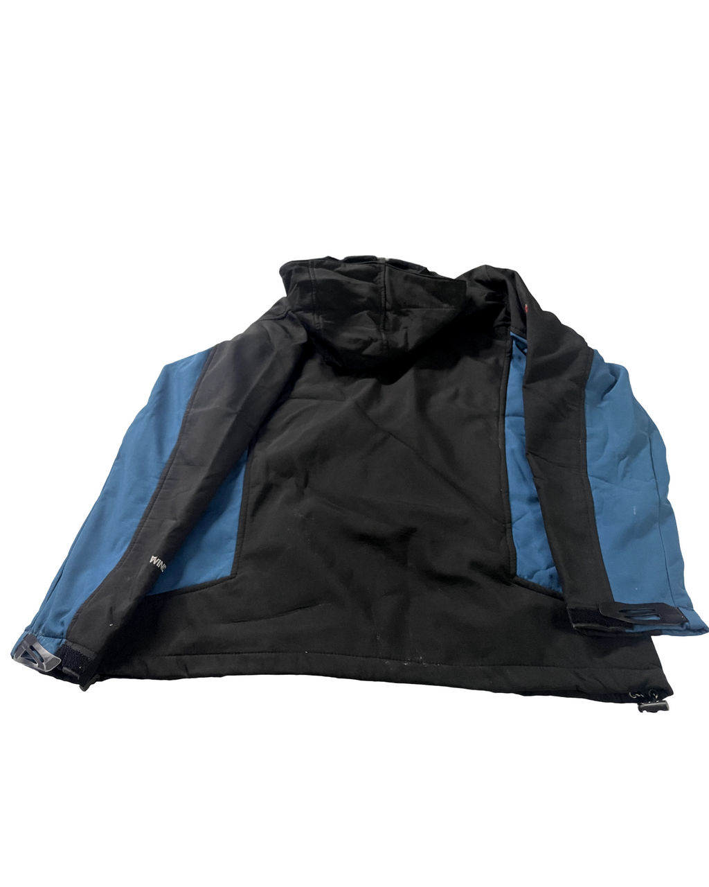 The North Face  Women's Blue insulated HOODED WINDBREAKER Jacket SKU 4153