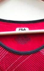 Vintage pink fila medium tank top