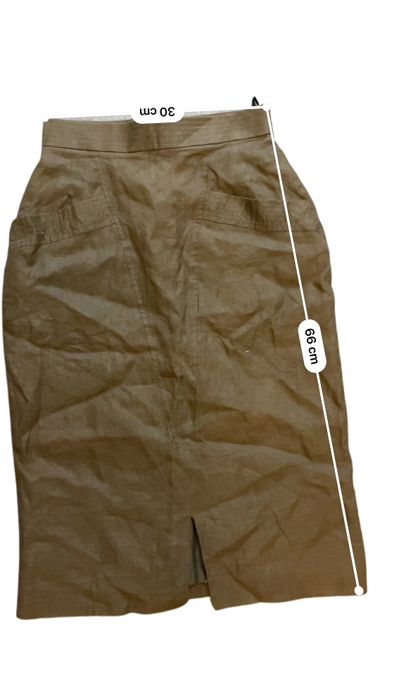 Rubynee Vintage y2k A-line brown mini womens skirt