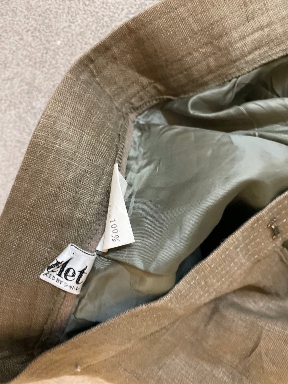 Rubynee Vintage y2k A-line brown mini womens skirt