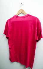 Vintage Sicilia Italia graphics pink small tees