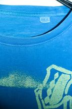 Vintage men Diesel graphics blue denim team tees in L|L29 W24|SKU 6564