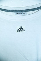 Vintage men Adidas Germany football cup white tees in XL oversize Alex 8 print|L30 W22|SKU 6565