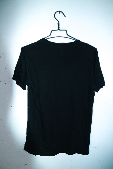 Vintage men black Gildan sofstyle Ring Spun Ragnarok Wolves graphics black tees in M|L27 W19|SKU 6566