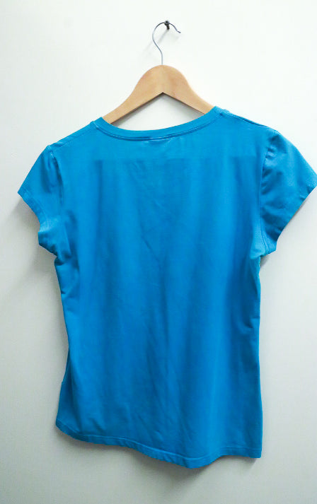 Vintage Blue Adidas exclusive womens short sleeve tees
