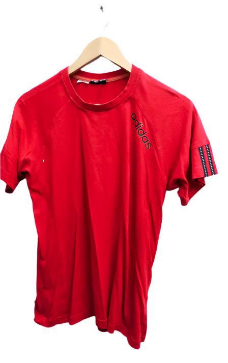 vintage red adidas original mens classic fit tees