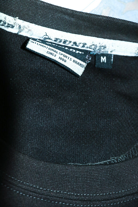 Vintage men Black colourblock Dunlop short sleeve tees in M|L29 W22|SKU 6568