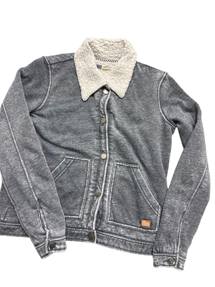 Rubynee Vintage y2k Roxy Forever Surfing Grey Jacket
