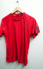 vintage red adidas original mens classic fit tees
