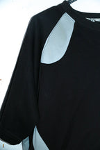Vintage men Black colourblock Dunlop short sleeve tees in M|L29 W22|SKU 6568