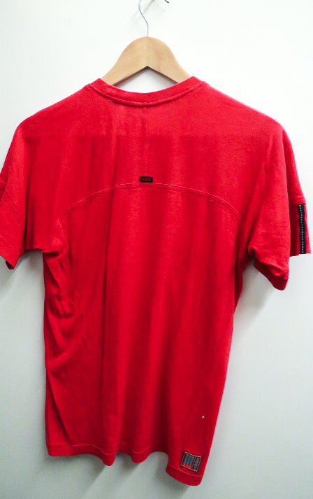 vintage red adidas original mens classic fit tees