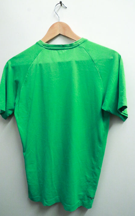 Vintage green adidas logo mens medium regular fit tees