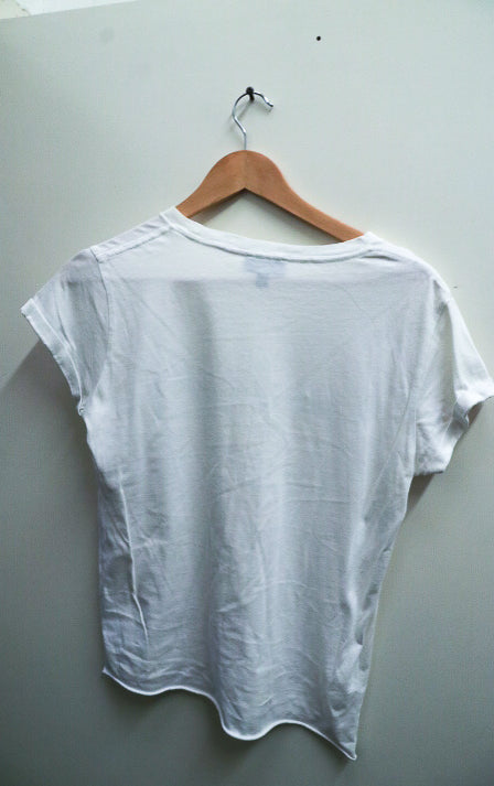 Vintage Topshop white you make me text print womens tees uk 6