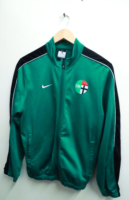 Vintage large green womens nike zip up track suit