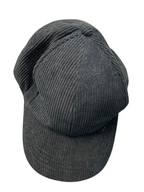 Rubynee Vintage y2k curduroy black baseball cap