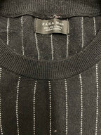 Rubynee Vintage y2k mens striped black zara sweatshirts