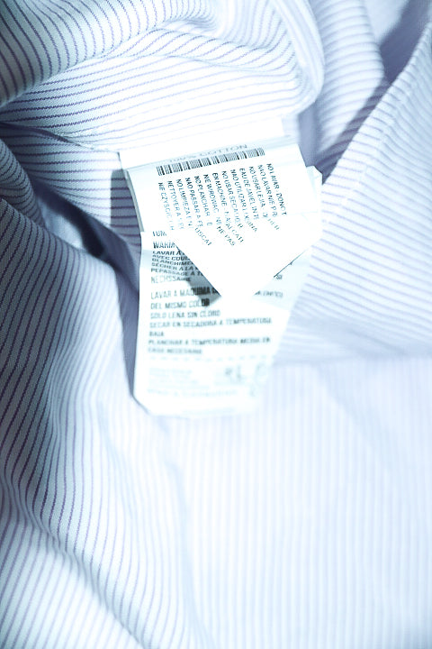 Vintage men Tommy Hilfiger purple vertical stripe long sleeve shirt in L|L32 W22|SKU 6579