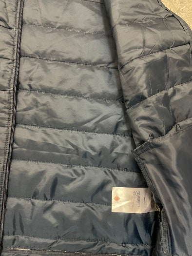 Rubynee Vintage y2k ultra light puffer waterproof navy blue jacket