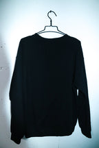 Vintage men Fabric bear graphics 90's black sweatshirt in M|L30 W23|SKU 6580